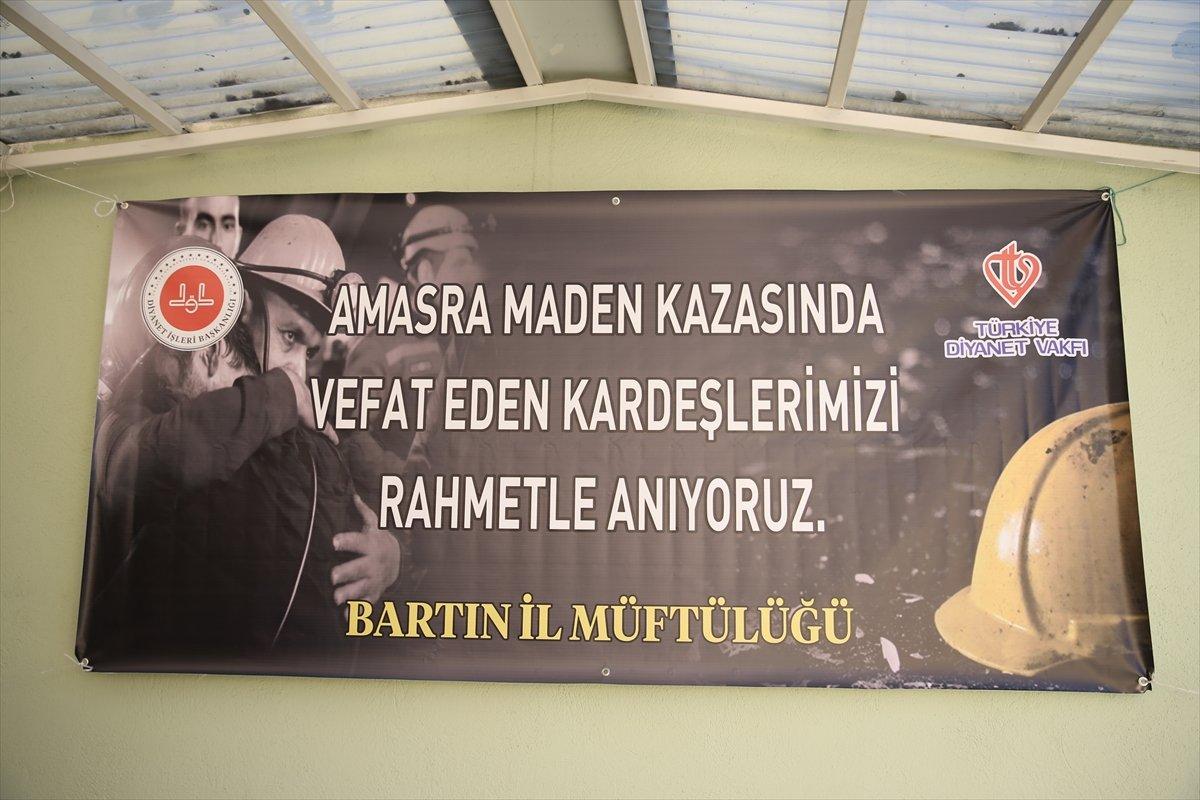 Bartın'da şehit madenciler için mevlit programı düzenlendi