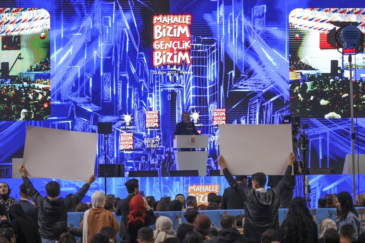 Cumhurbaşkanı Erdoğan, Malatya'da gençlerle buluştu