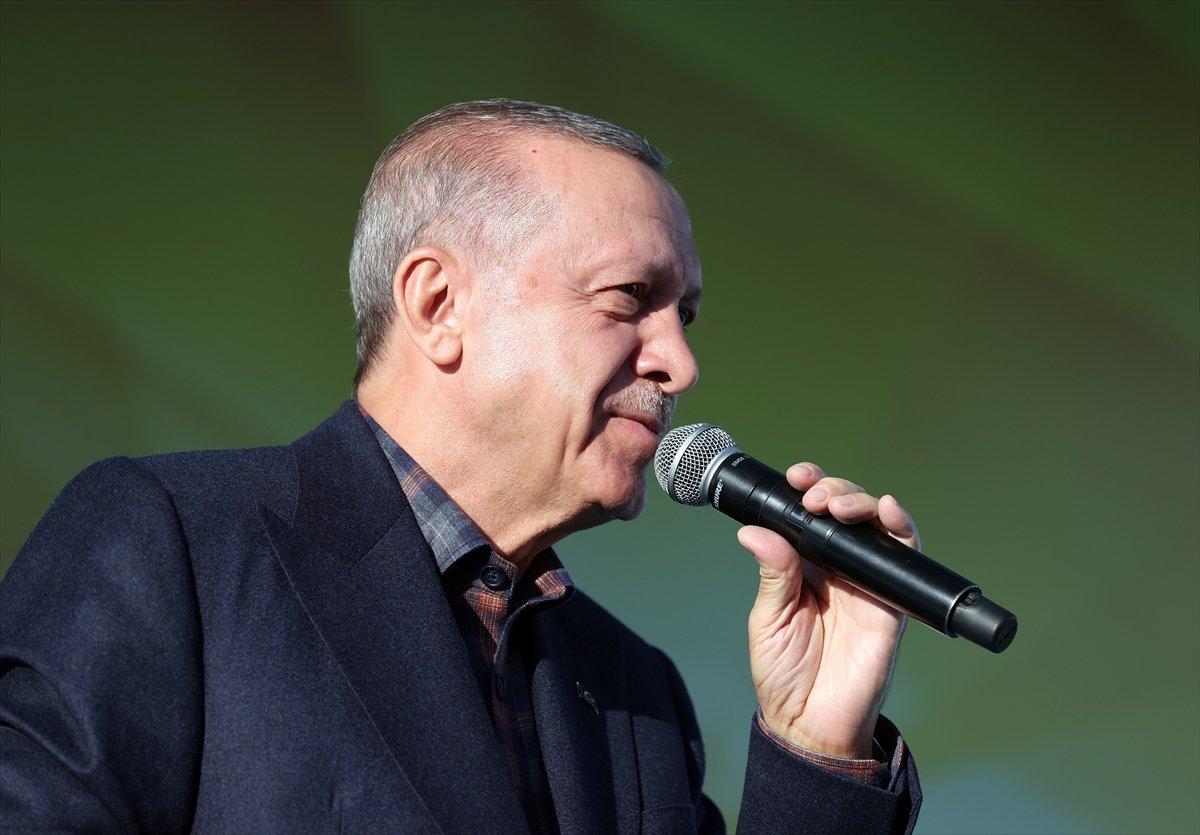 Cumhurbaşkanı Erdoğan'a Malatya'da coşkulu karşılama