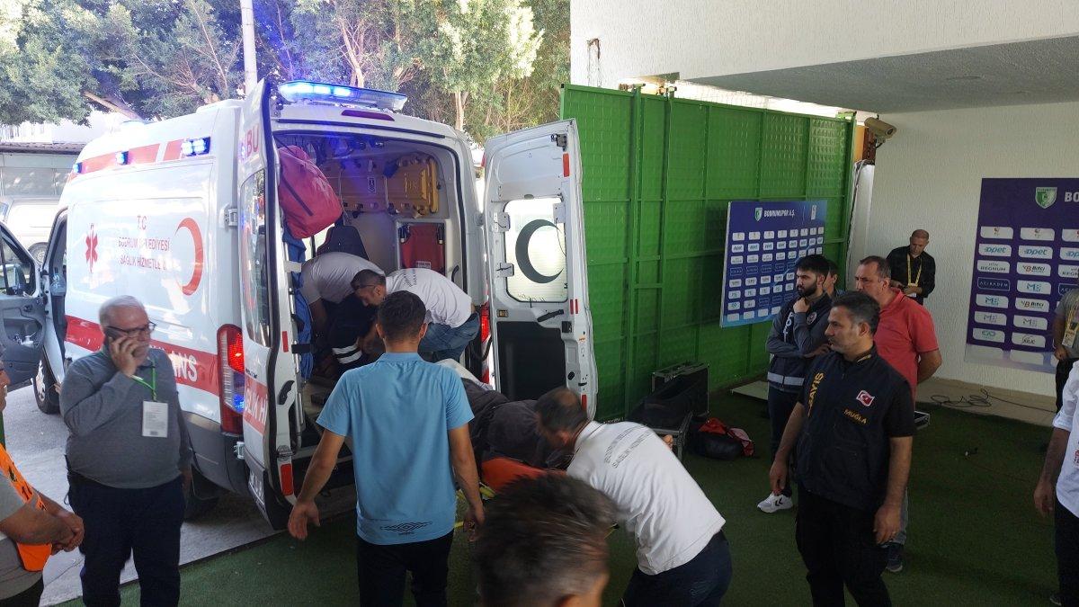 Bandırmasporlu Tshibangu hastaneye kaldırıldı