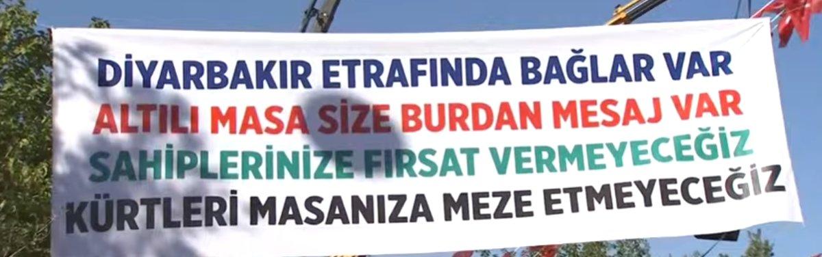 Cumhurbaşkanı Erdoğan, Diyarbakır'da 6'lı masaya seslendi