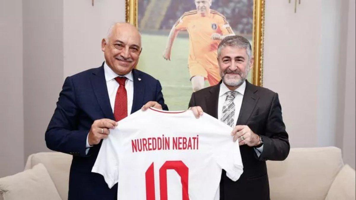 Bakan Nureddin Nebati ve Mehmet Büyükekşi buluştu