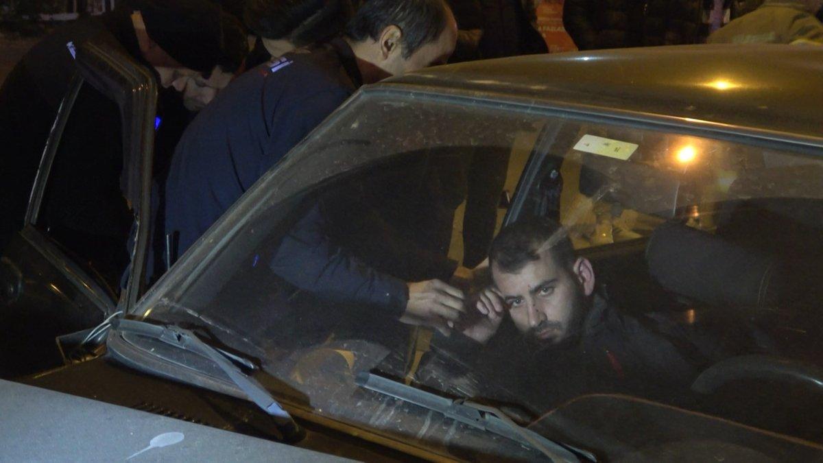 Bursa'da aracında uyurken kazaya karıştı