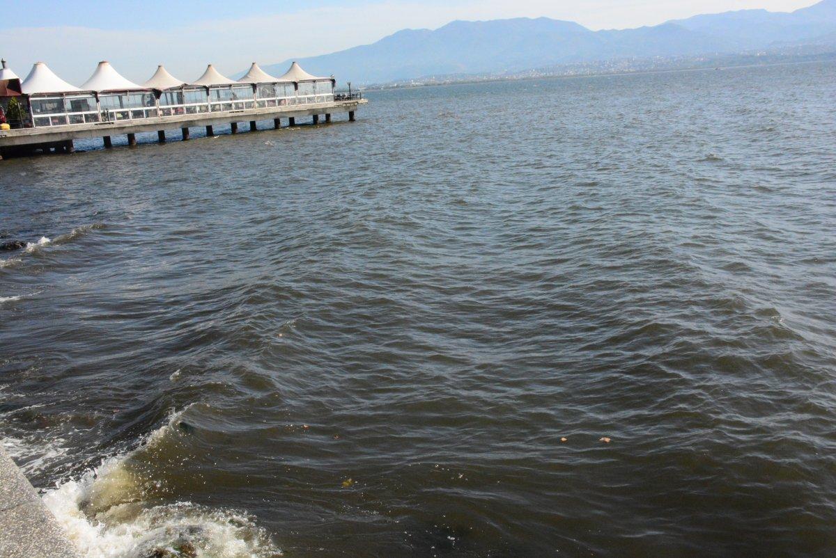İzmit Körfezi'nde renk değişikliği