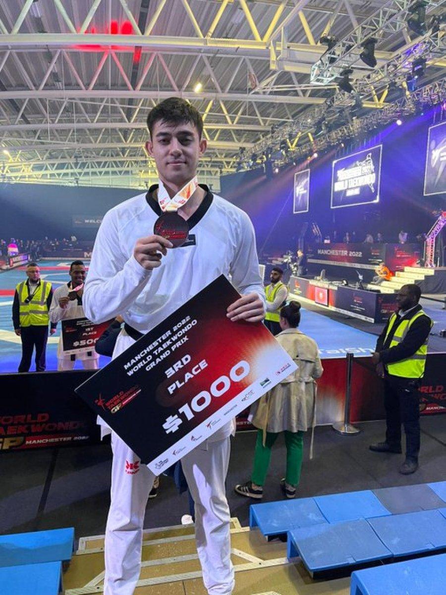 Emre Kutalmış Ateşli, Dünya Tekvando Grand Prix'sinde üçüncü oldu