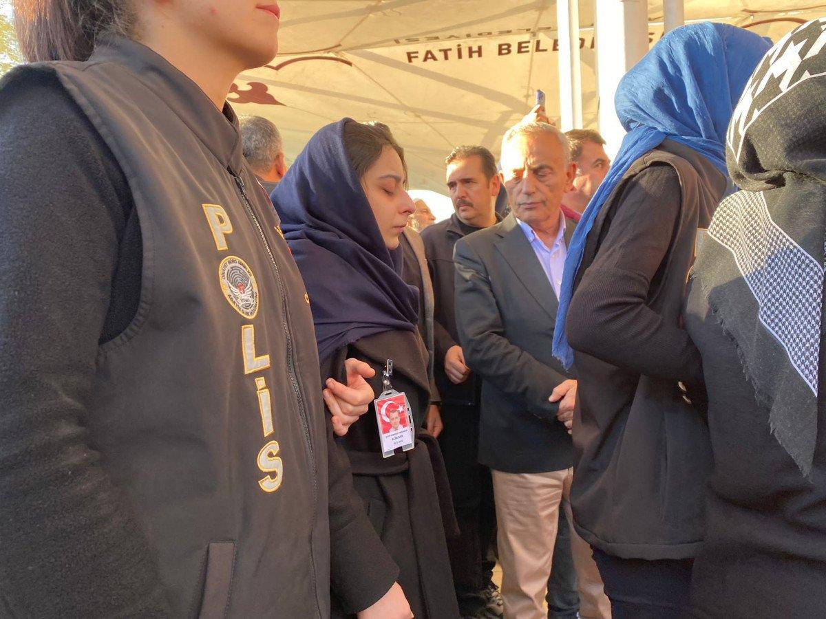 İstanbul’da şehit olan komiser yardımcısı veda