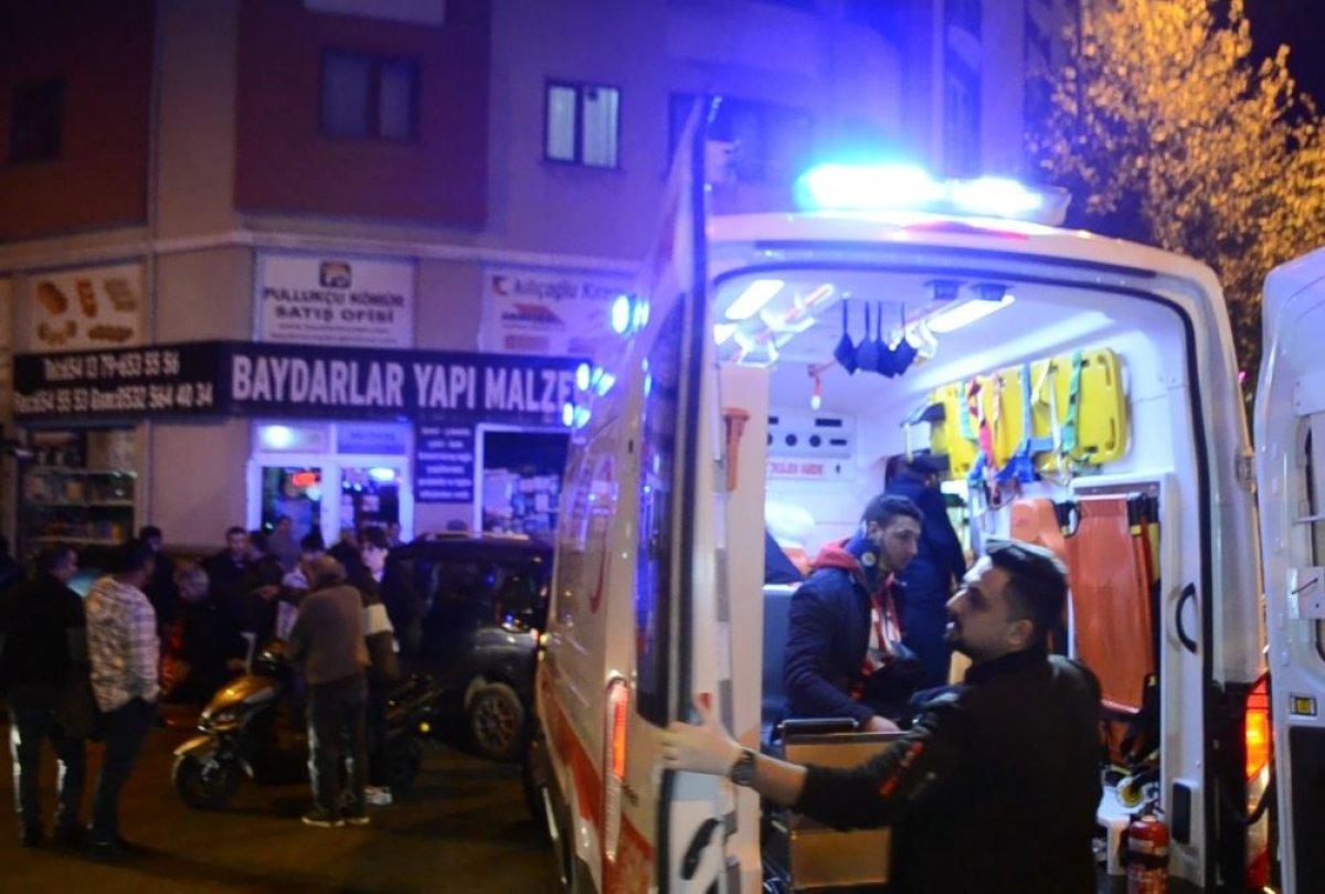 Bursa'da hatalı sollama yapan sürücü yaralandı