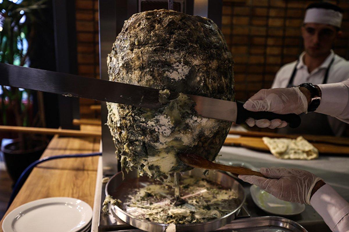 Ardahan'da göğermiş peynirden döner beğenildi