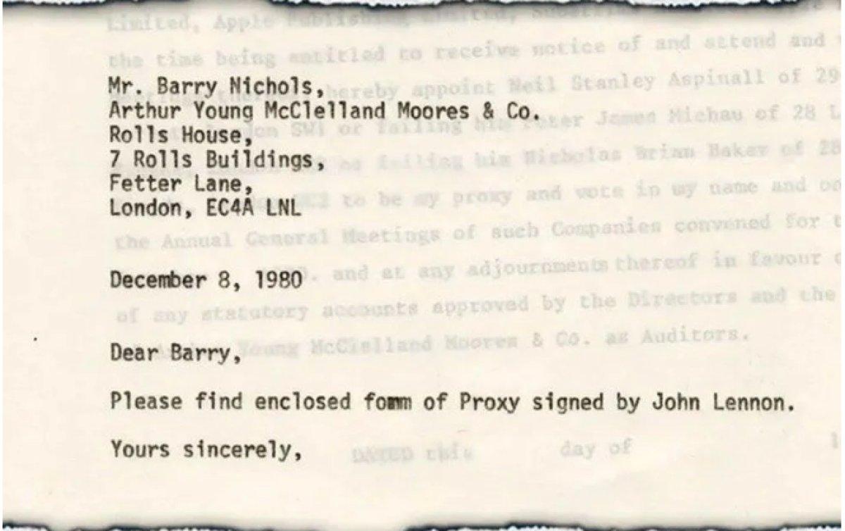 John Lennon'ın yazdığı son mektubu 64 bin dolara alıcı buldu