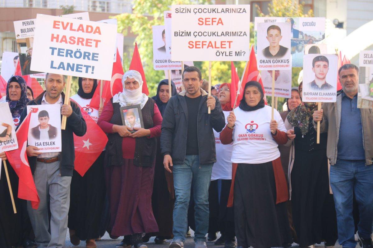Diyarbakır'da evlat nöbetindeki aile sayısı 316'ya yükseldi
