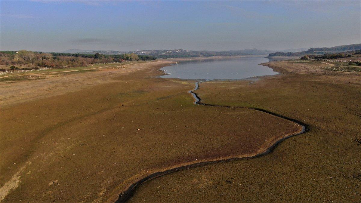 Ömerli Baraj'ının su seviyesinde korkutan çekilme