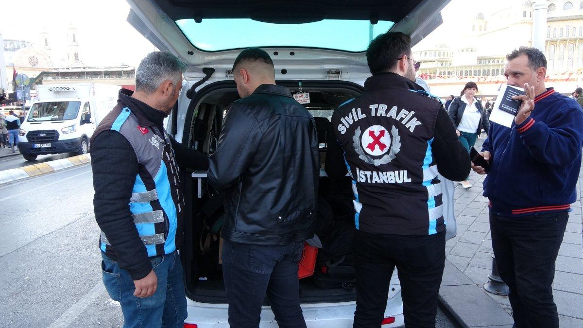 İstanbul'da taksi ve dolmuş şoförlerine ceza yağdı