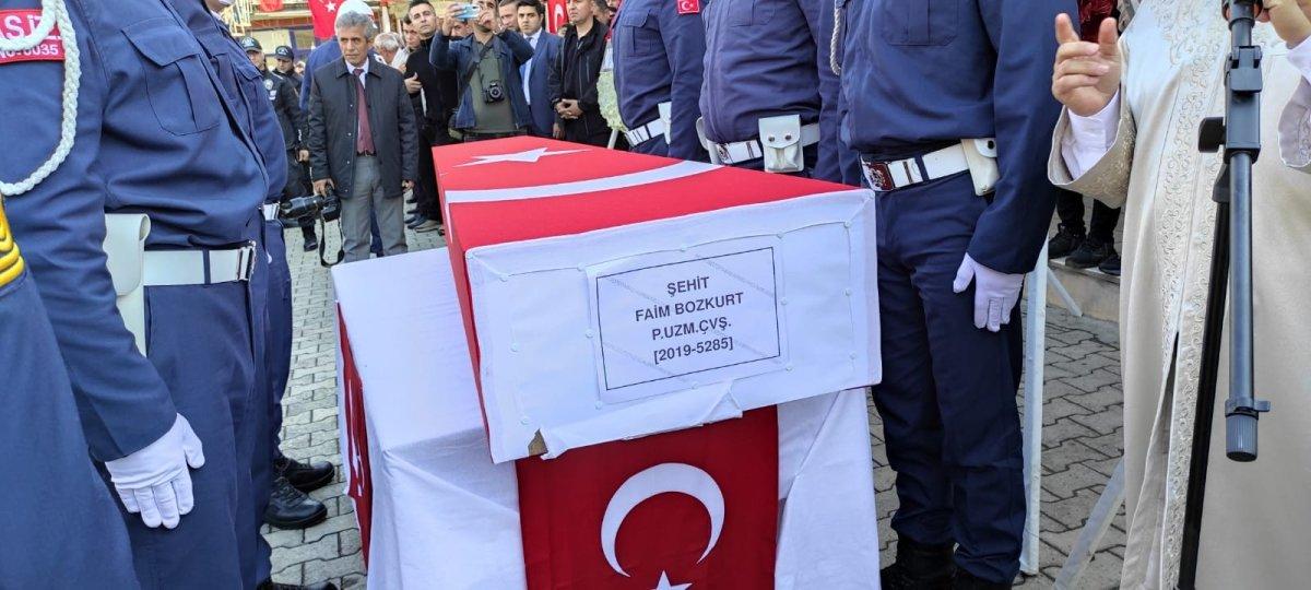 Şehit Piyade Uzman Çavuş Faim Bozkurt, son yolculuğuna uğurlandı