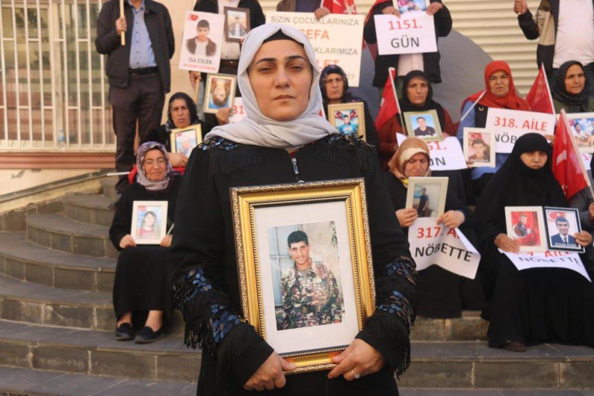 Diyarbakır'da evlat nöbetindeki aile sayısı 318 oldu