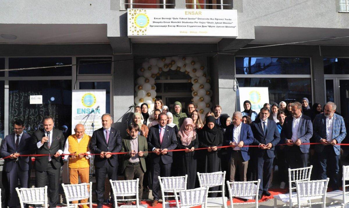 Kuzey Makedonya’da kız yurdu açıldı