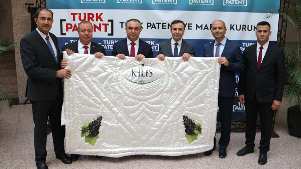 Kilis yorganı coğrafi işaretle tescillendi