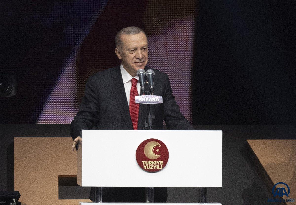 Cumhurbaşkanı Erdoğan Türkiye Yüzyılı vizyon belgesini açıkladı