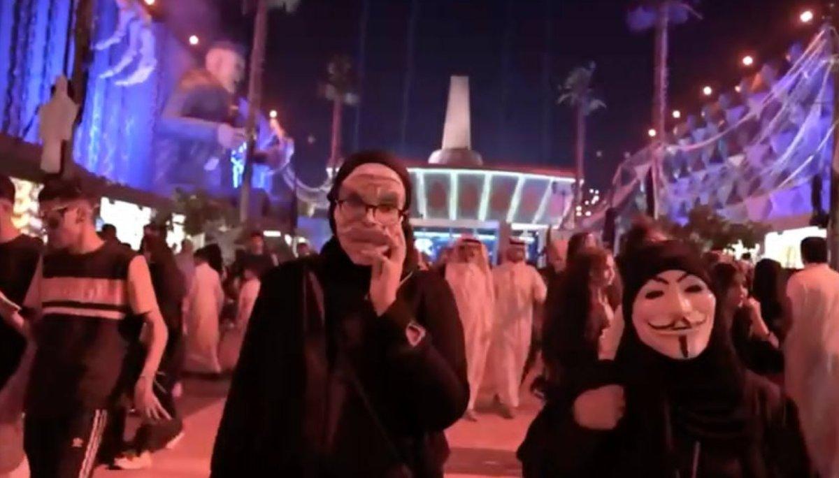 Suudi Arabistan'da Cadılar Bayramı kutlaması