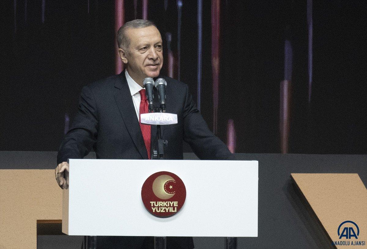 Cumhurbaşkanı Erdoğan Türkiye Yüzyılı vizyon belgesini açıkladı