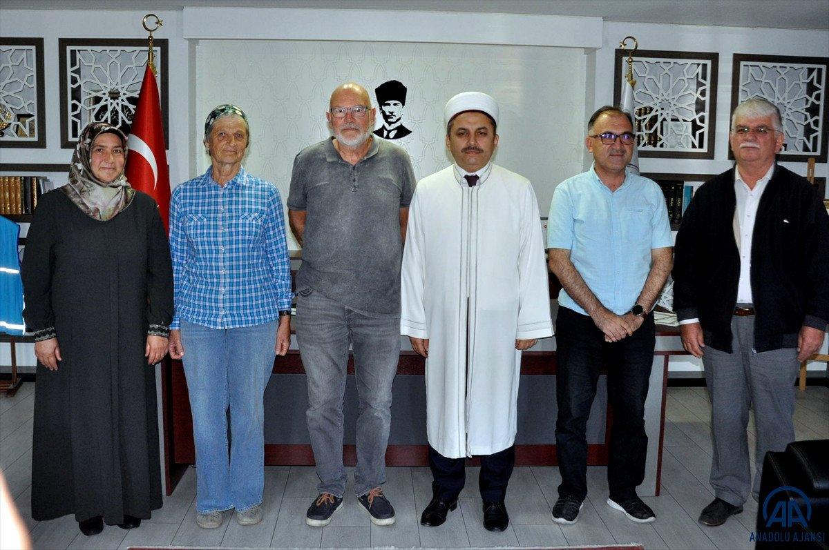 Muğla'da İsviçreli çift Müslüman oldu