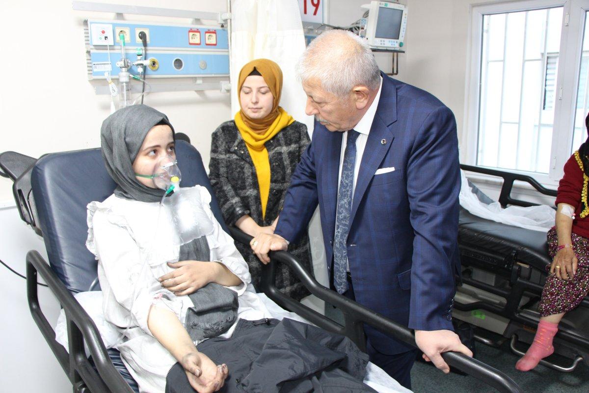 Amasya'da yangından kurtarılan kadın: Aklıma Amasra’daki madenciler geldi