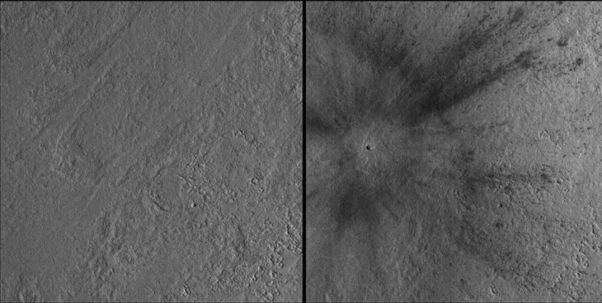 İki NASA uzay aracı, Mars'taki meteor çarpmalarını tespit etti