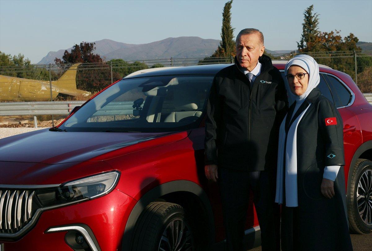 Cumhurbaşkanı Erdoğan, Togg'un ilk siparişini verdi