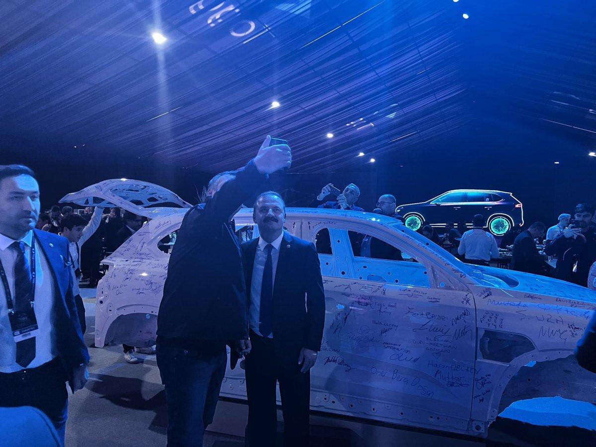 İyi Partili Koray Aydın ve Yavuz Ağıralioğlu Togg açılışında