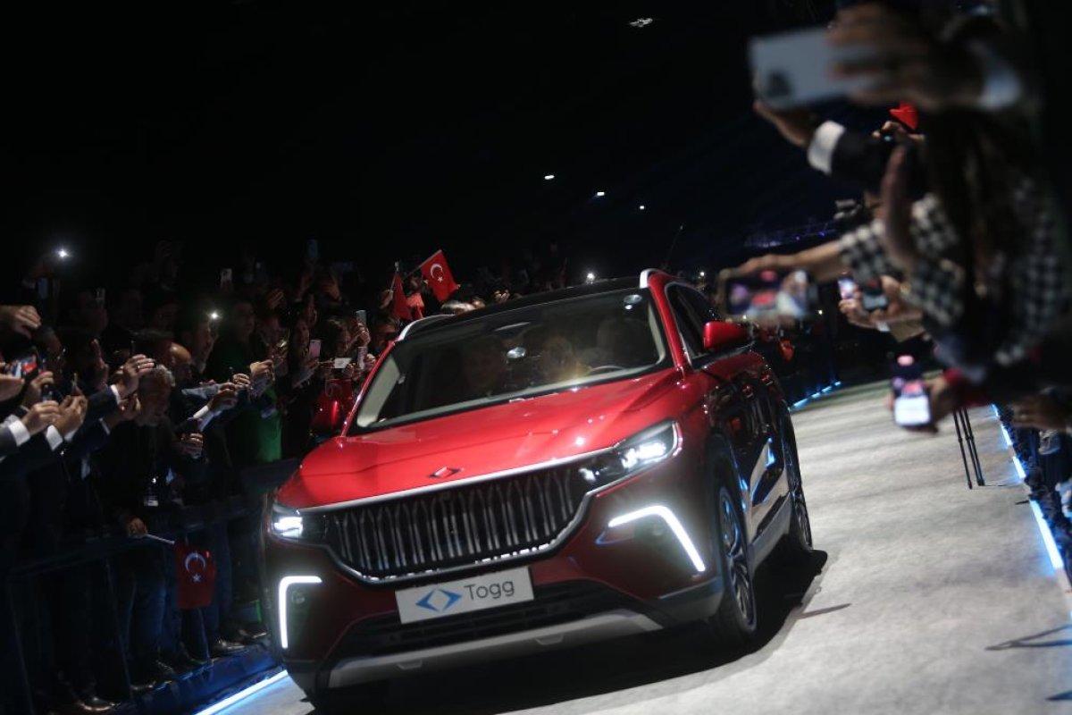 Yerli otomobil Togg banttan indi