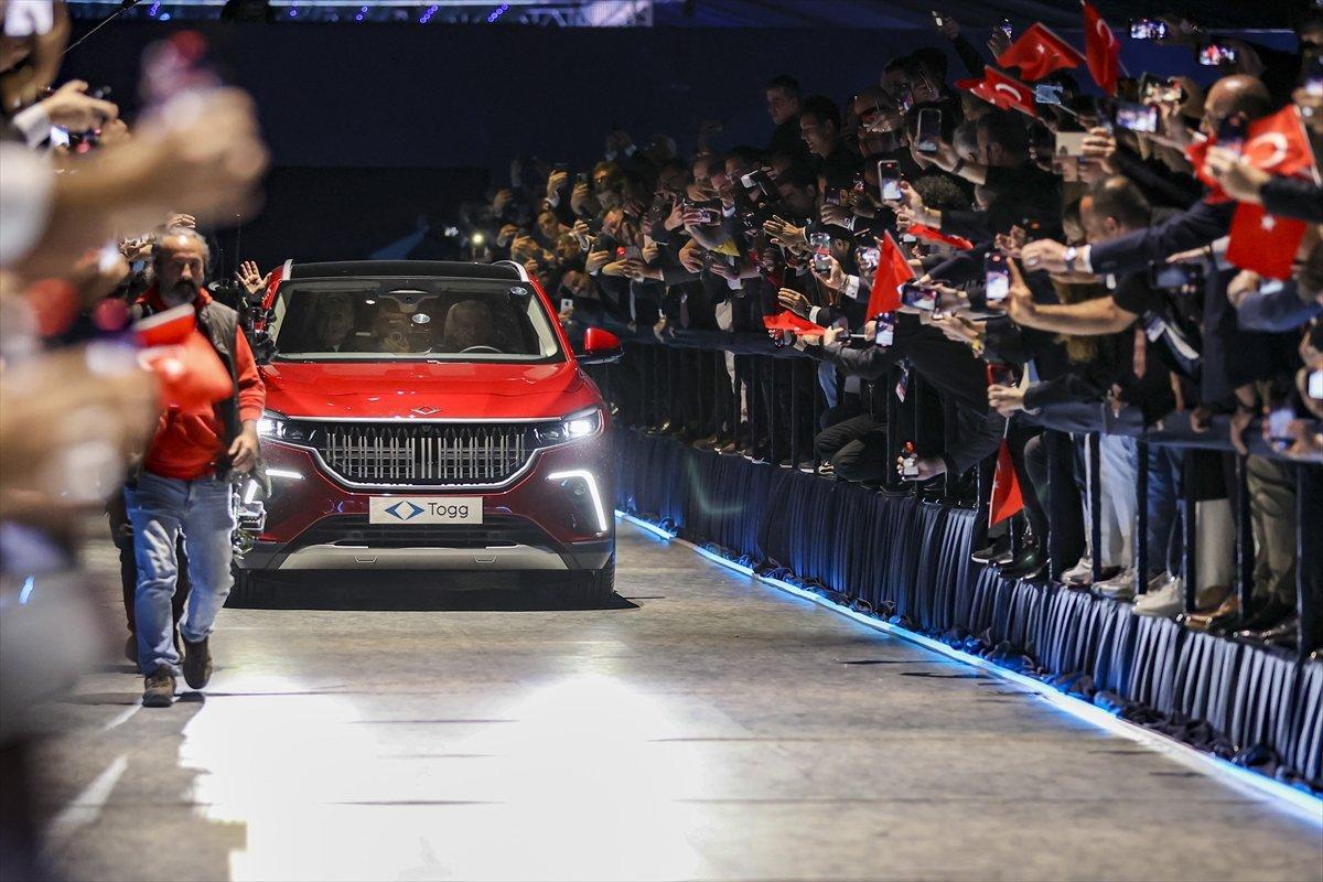 Yerli otomobil Togg banttan indi