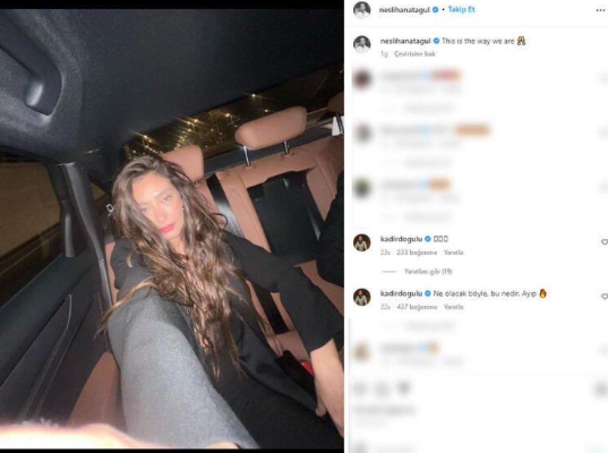 Kadir Doğulu eşi Neslihan Atagül'ün paylaşımına kayıtsız kalamadı