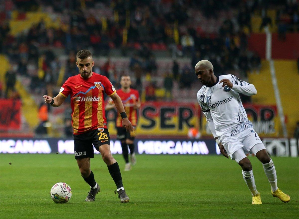 Kayserispor ile Adana Demirspor berabere kaldı