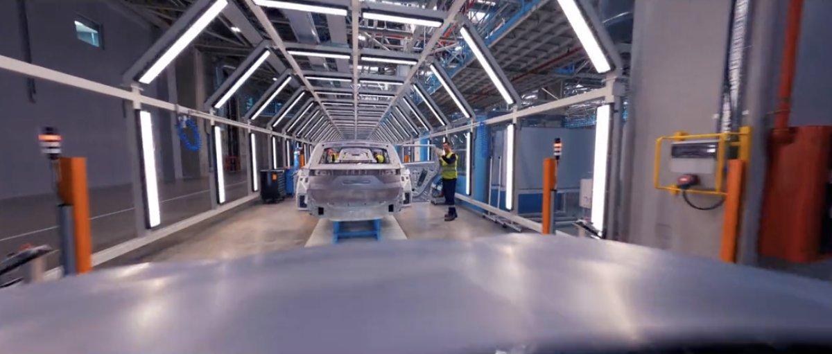 Togg'un seri üretim bandından yeni görüntüler