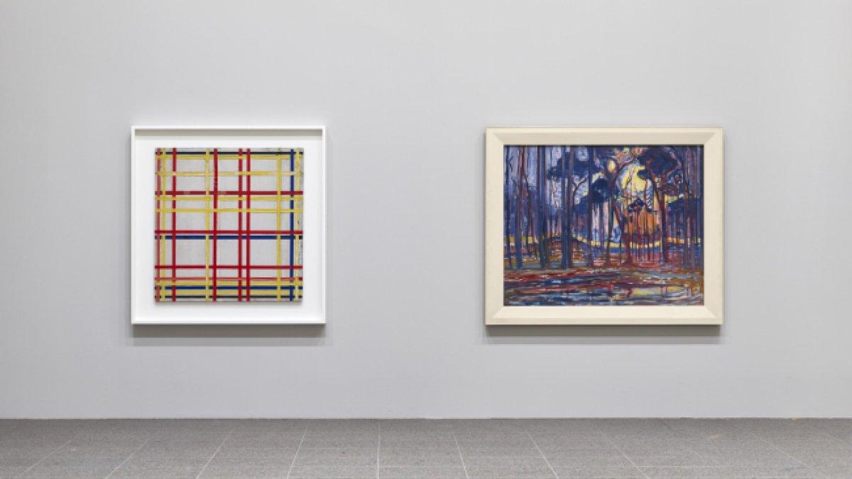 Ressam Piet Mondrian'ın, New York City tablosu 75 yıldır ters asılıyor