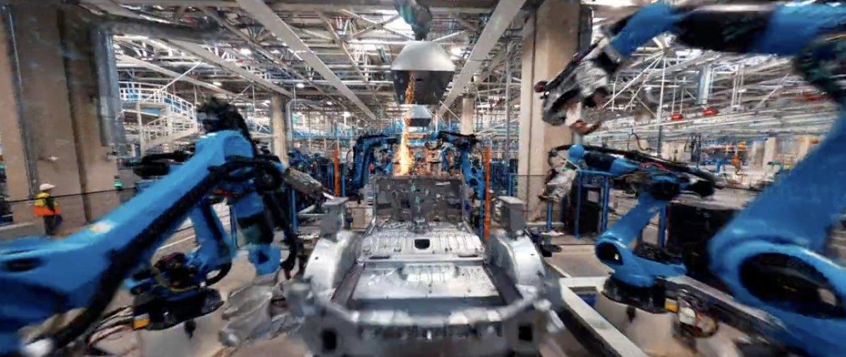 Togg'un seri üretim bandından yeni görüntüler