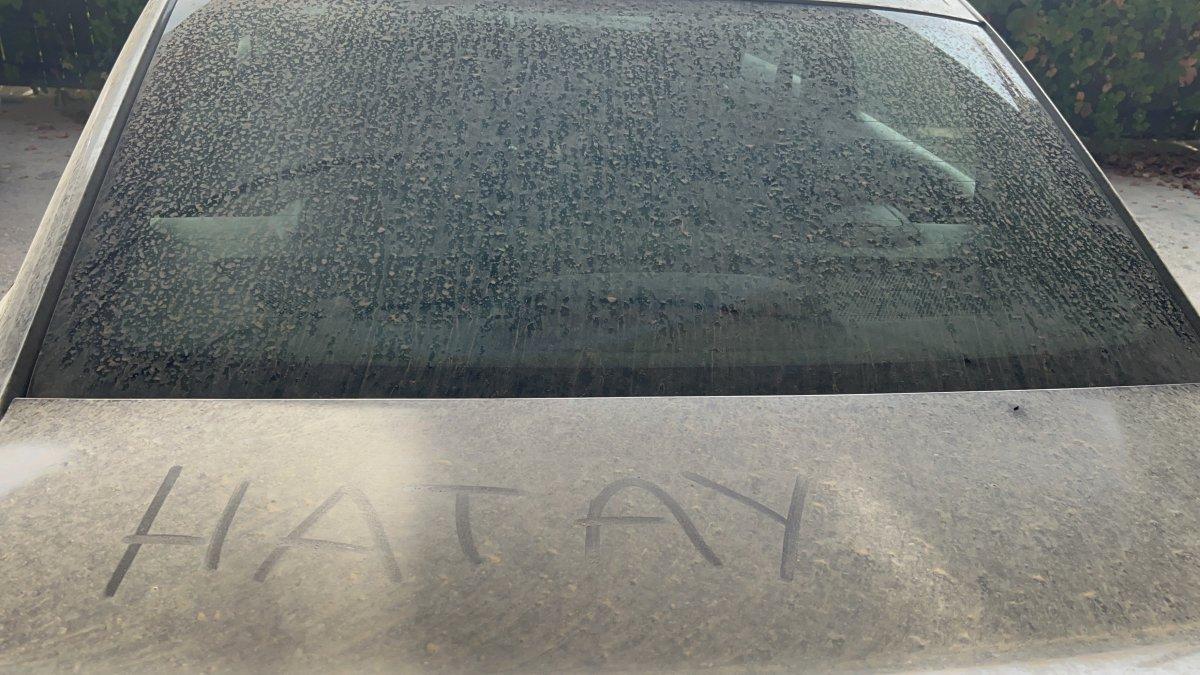 Hatay'da toz bulutu hayatı olumsuz etkiliyor