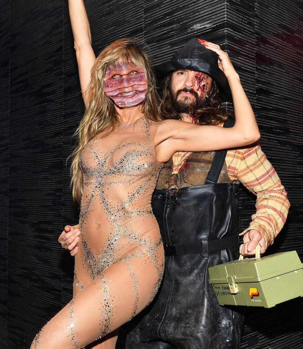 Heidi Klum solucan oldu