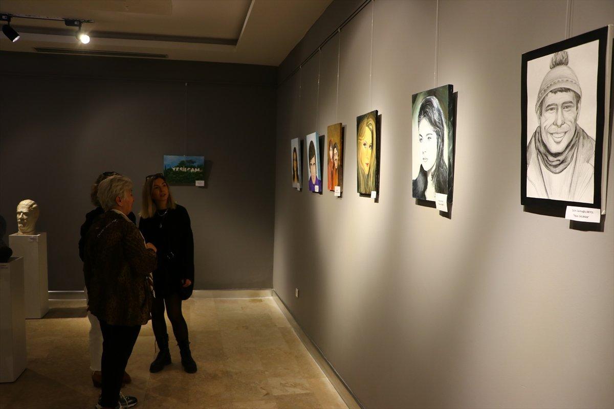 Tekirdağ'da Yeşilçam ustalarının büst ve resimleri sergilendi