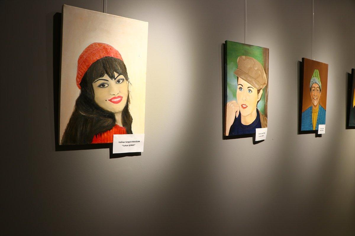 Tekirdağ'da Yeşilçam ustalarının büst ve resimleri sergilendi