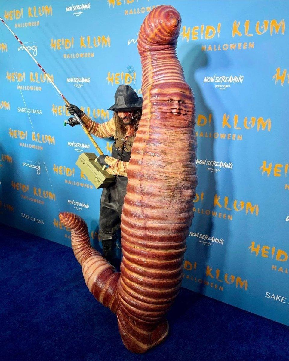 Heidi Klum solucan oldu