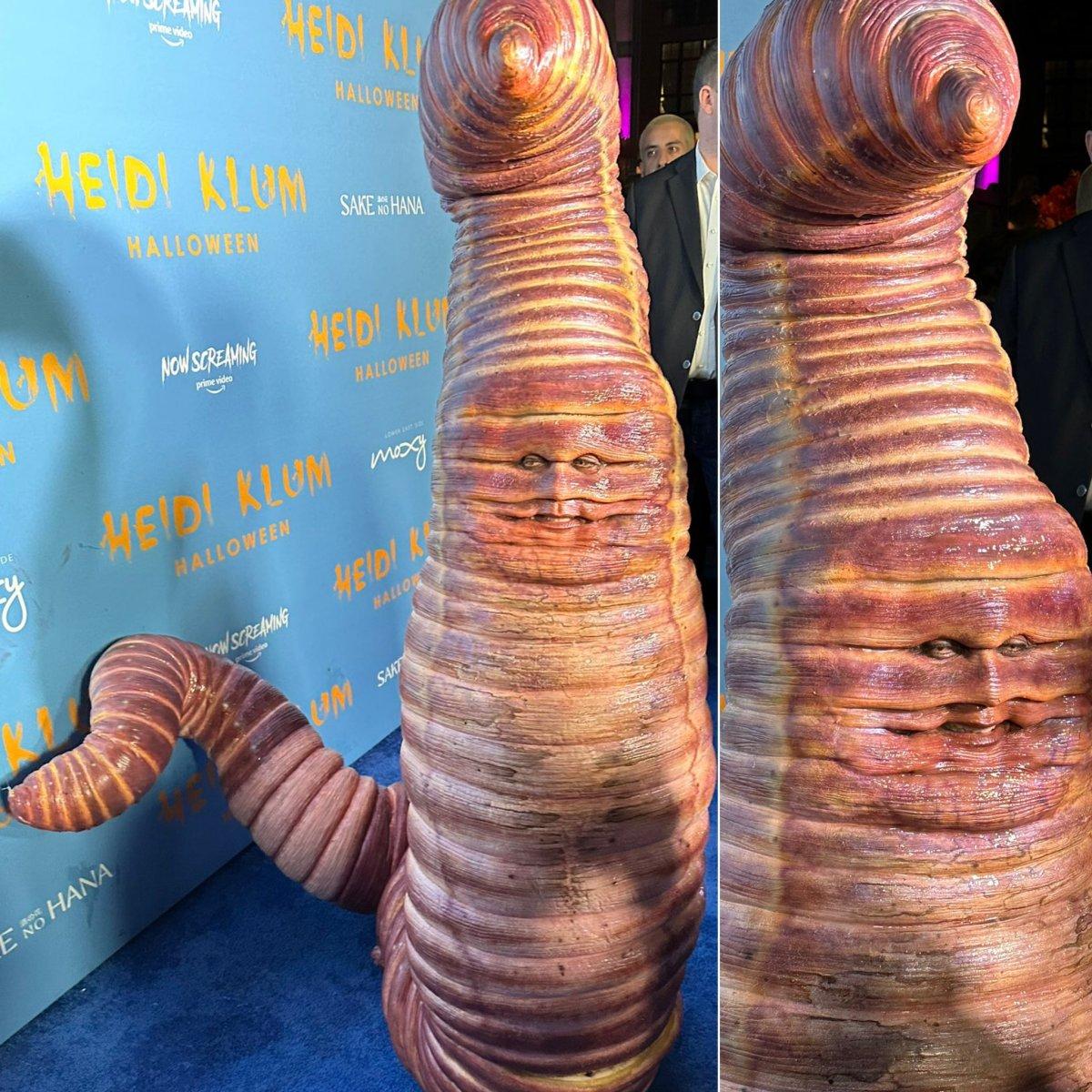 Heidi Klum solucan oldu