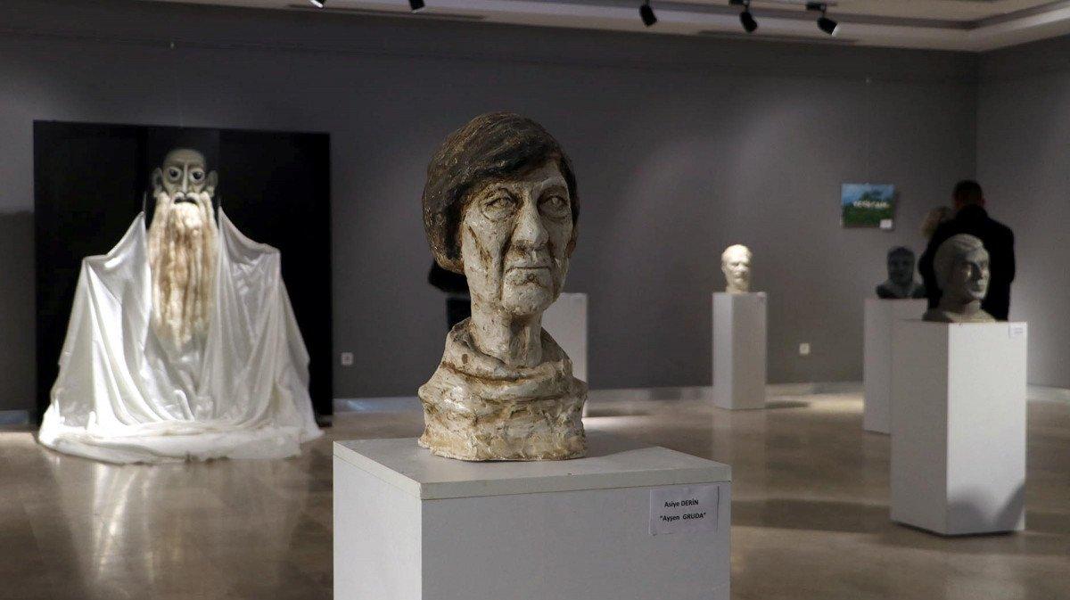 Tekirdağ'da Yeşilçam ustalarının büst ve resimleri sergilendi