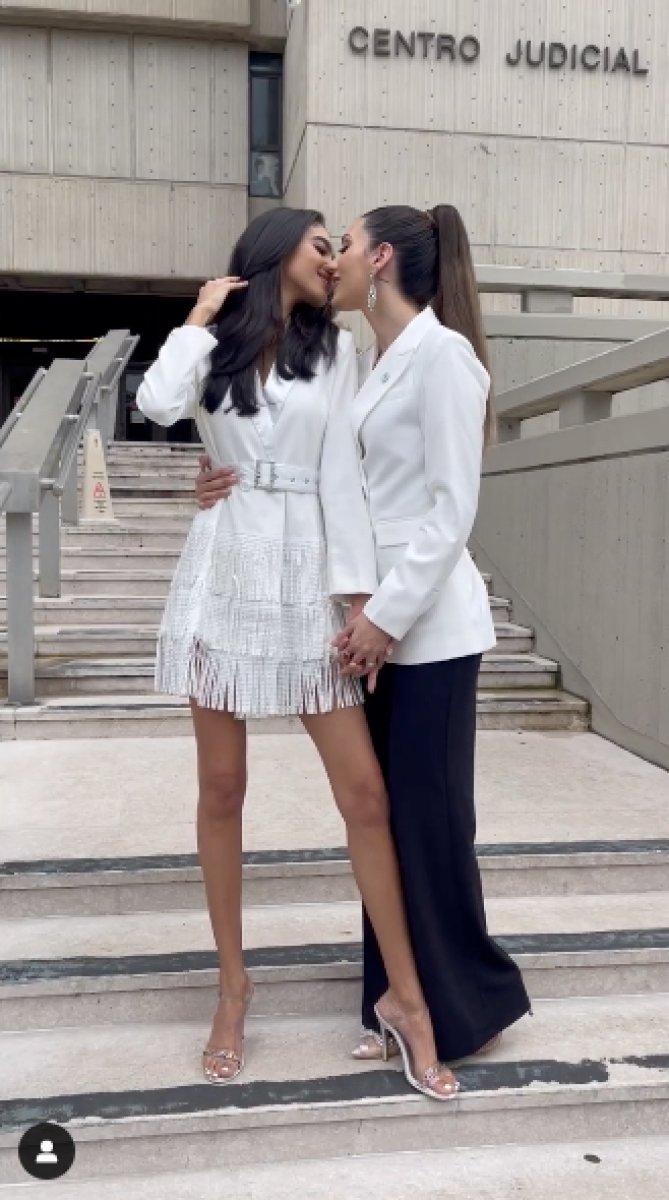 Güzellik yarışmasında tanışan 2 aday dünyaevine girdi