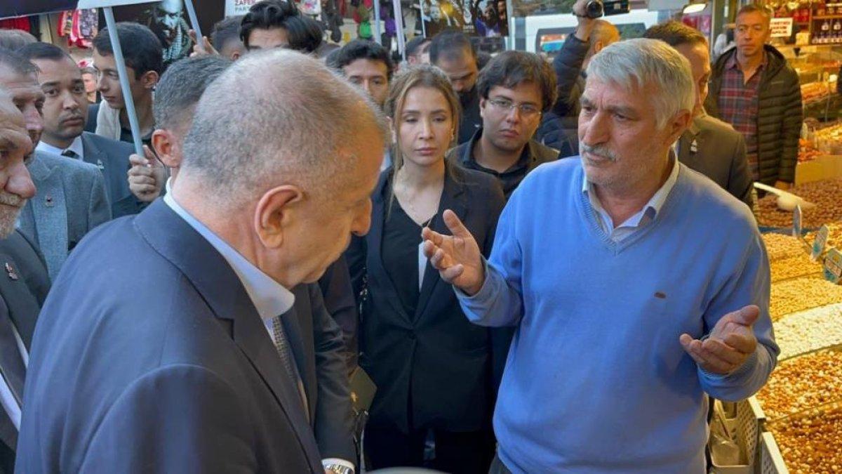 Ümit Özdağ'a esnaftan ummadığı cevap: Peygamber Efendimiz de muhacirdi