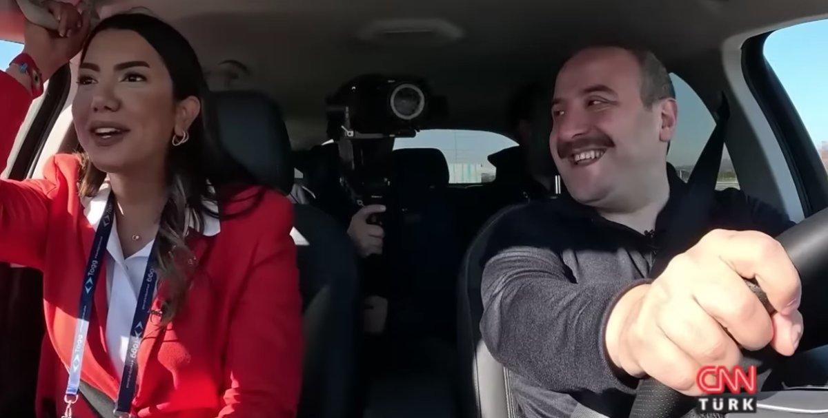 TOGG'a binen Fulya Öztürk'ün tepkileri viral oldu