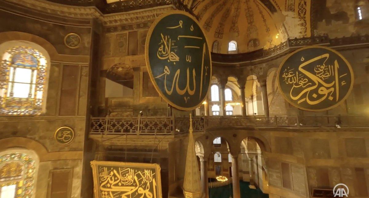Ayasofya'dan nefes kesen drone görüntüleri