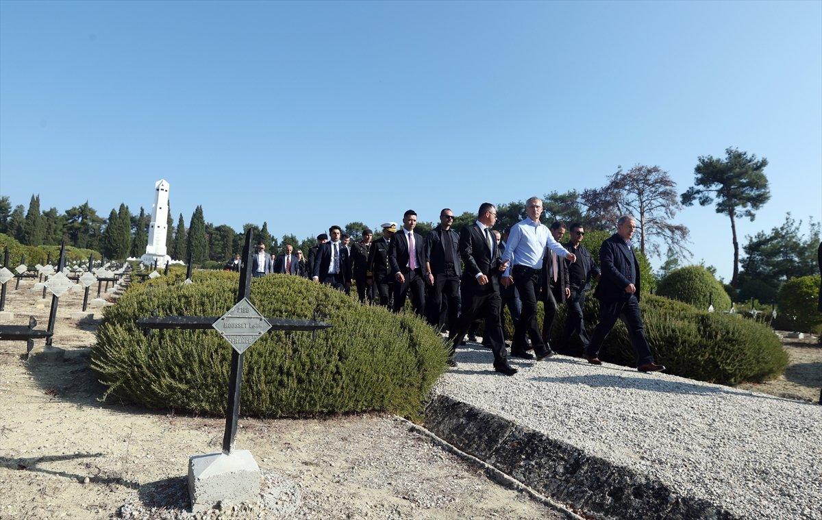 Hulusi Akar ve Jens Stoltenberg'ten Şehitler Abidesi'ne ziyaret