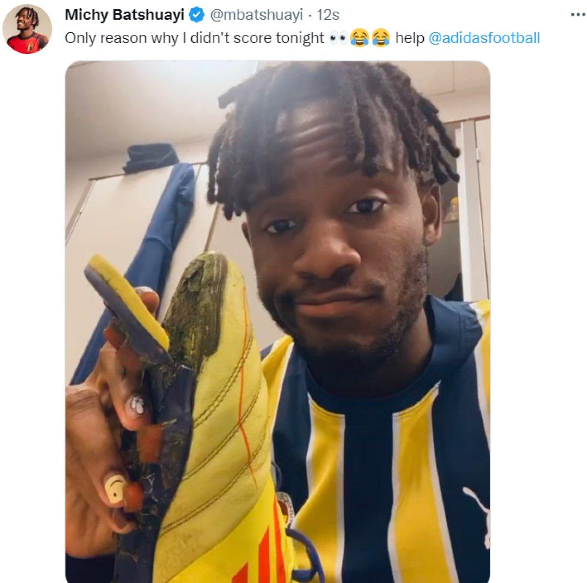 Michy Batshuayi'den esprili paylaşım