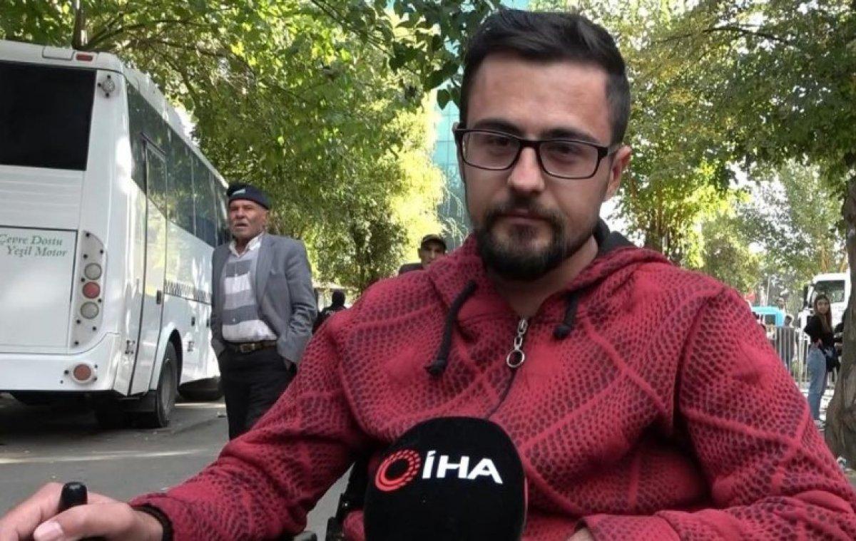 Gaziantep'te CHP'li olduğunu söyleyen bir kişi: Erdoğan'ı seviyorum