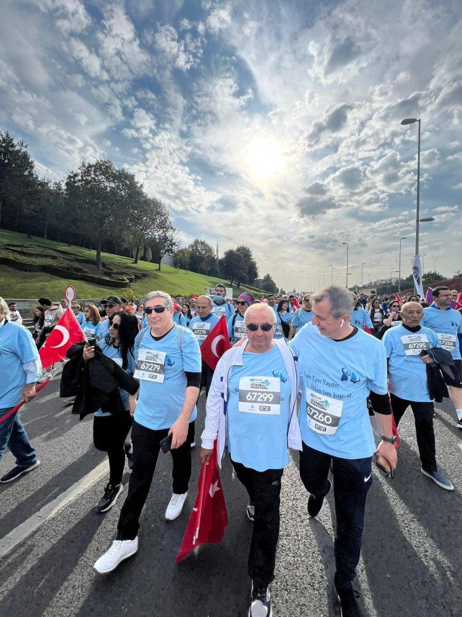 Akciğer kanserini yenen hastalar Avrasya maratonuna katıldı